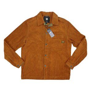 G-Star Raw Corduroy Long Sleeve Relaxed Fit Men's Shirt Jacket Shacket NWT